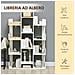 Mobile Libreria Ad Albero Con 13 Ripiani In Legno Truciolare, 96x30x150cm - Foto miniatura 6