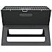 Griglia BBQ a Carbone - Pieghevole, Nera, 46x30x31 cm, Realizzata in Acciaio - Foto miniatura 6