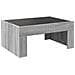 Tavolino da Salotto con LED Infinity Grigio Sonoma 70x50x30 cm - Foto miniatura 8