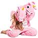 Pigiama Da Donna Tuta Kigurumi Onesie Costume Pegaso Rosa 145-155 Cm S - Foto miniatura 4