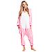 Pigiama Da Donna Tuta Kigurumi Onesie Costume Pegaso Rosa 145-155 Cm S - Foto miniatura 5