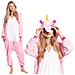 Pigiama Da Donna Tuta Kigurumi Onesie Costume Pegaso Rosa 145-155 Cm S - Foto miniatura 1