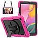 Custodia Per Samsung Galaxy Tab A7 Lite 8,7"" Supporto Tracolla Rosa - Foto miniatura 1