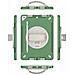 Custodia Per Ipad 9/8/7 10.2” Blindata Con Supporto Girevole Verde - Foto miniatura 1