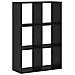 Armadio per Libri Rovere nero 69.5 x 29 x 103.5 cm - Foto miniatura 1