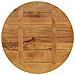 Piano per Tavolo Ø 90x3,8 cm Rotondo in Legno Massello di Mango - Foto miniatura 5
