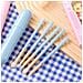 Set Di 5 Pennelli Per Ombretto - Setole Sintetiche Morbide Per Sfumature Perfette Blue - Foto miniatura 5