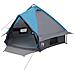 Tenda Teepee con tetto Blu e Grigio 490 x 410 x 210 cm - Foto miniatura 1