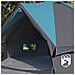 Tenda Teepee con tetto Blu e Grigio 490 x 410 x 210 cm - Foto miniatura 3