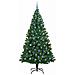 Albero di Natale artificiale con 300 LED Verde 240 cm - Foto miniatura 4