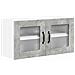 Mobile da cucina con lo scaffale Grigio cemento 80 x 31 x 40 cm - Foto miniatura 1