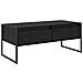 Tavolino da salotto con cassetto Rovere Nero 100 x 46 x 40 cm - Foto miniatura 1