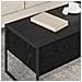 Tavolino da salotto con cassetto Rovere Nero 100 x 46 x 40 cm - Foto miniatura 4