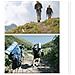 Bastoncino Da Trekking Pieghevole In Lega Di Alluminio A 4 Sezioni Con Impugnatura Angolata - Regolabile E Leggero Pink - Foto miniatura 4