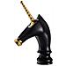 Rubinetto per lavabo da bagno, Blackswan, tipo M280 Unicorn, modello corto nero /oro lucido, misura 20 cm - Foto miniatura 1