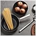 Padella in acciaio e alluminio anriaderente 28 cm - adatto all'induzione - Cucina professionale anche a casa - Made in Italy - Foto miniatura 2
