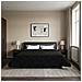 Duvet Estivo Nero 220 x 260 cm Microfibra e Fleece Teddy - Foto miniatura 2