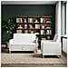 Set di Divani con Storage 2 pcs Bianco Poliestere - Foto miniatura 3