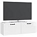 Mobile Porta TV da Muro Bianco Lucido 98 x 31 x 30 cm - Foto miniatura 2