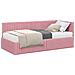 Struttura Letto Angolare con Materasso 2 pcs Grigio Velluto - Foto miniatura 1