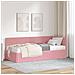 Struttura Letto Angolare con Materasso 2 pcs Grigio Velluto - Foto miniatura 2