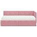 Struttura Letto Angolare con Materasso 2 pcs Grigio Velluto - Foto miniatura 5
