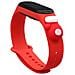 Bracciale Di Natale Per Xiaomi Mi Band 6 / Mi Band 5, Bracciale In Silicone Natalizio Con Cinturino, Rosso (guanto) - Foto miniatura 1