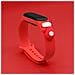 Bracciale Di Natale Per Xiaomi Mi Band 6 / Mi Band 5, Bracciale In Silicone Natalizio Con Cinturino, Rosso (guanto) - Foto miniatura 2