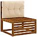 Cuscino per schienale di pallet VIANEN 100% Poliestere Crema - Foto miniatura 2