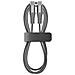 Cavo in Tessuto "Fabric" da USB Type-C a Type-C USB 2.0, 1m, con Magic Clip Space Grey - Foto miniatura 1