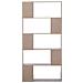 Scaffale In Colore Marrone / bianco Con 5 Ripiani Orilla - Foto miniatura 20