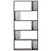 Scaffale In Colore Marrone / bianco Con 5 Ripiani Orilla - Foto miniatura 14