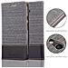 Custodia Compatibile Con Motorola Moto G2 In Grigio Nero - Coperchio Protettiva Con Chiusura Magnetica, Funzione Stand E Tasca Per Le Carte - Foto miniatura 9