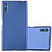 Custodia Compatibile Con Sony Xperia Xz / Xzs In Blu Metallico - Coperchio Protettivo In Silicone Tpu Flessibile - Foto miniatura 1