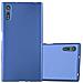Custodia Compatibile Con Sony Xperia Xz / Xzs In Blu Metallico - Coperchio Protettivo In Silicone Tpu Flessibile - Foto miniatura 4