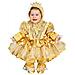 Costume Principessa Belle Neonata Taglia 7/9 Mesi Vestito Carnevale - Foto miniatura 1