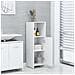 Armadio da Bagno Bianco 30x30x95 cm in Legno Multistrato - Foto miniatura 6