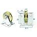 Tiranti Di Montaggio A Parete Pulley Snatch Block Wire Rope 1.5 Diametro Piatto Monte Block Del Carico Di Lavoro 100kg (l Type)  - Foto miniatura 2