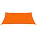 Parasole a Vela Oxford Rettangolare 2x3,5 m Arancione - Foto miniatura 3