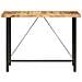 Tavolo Da Bar 150x70x107 Cm In Legno Ruvido Di Mango - Foto miniatura 2