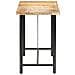Tavolo Da Bar 150x70x107 Cm In Legno Ruvido Di Mango - Foto miniatura 3