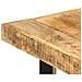 Tavolo Da Bar 150x70x107 Cm In Legno Ruvido Di Mango - Foto miniatura 5