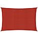 Vela Parasole 160 g / m² Rosso 5x7 m in HDPE - Foto miniatura 1