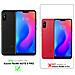 Custodia Compatibile Con Xiaomi Redmi Note 6 Pro In Turchese Fiore - Coperchio Protettivo In Design Floreale Con Chiusura Magnetica, Funzione Stand E Slot Per Carte - Foto miniatura 2