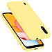 Custodia Compatibile Con Samsung Galaxy A01 In Liquid Giallo - Coperchio Protettivo In Silicone Tpu Flessibile - Foto miniatura 1