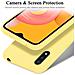 Custodia Compatibile Con Samsung Galaxy A01 In Liquid Giallo - Coperchio Protettivo In Silicone Tpu Flessibile - Foto miniatura 5