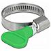 19514 Fascetta Per Manichetta Verde Butterfly Clamp - Foto miniatura 1