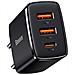 Caricabatterie Ccxj-e01 2x Usb-a 1x Usb-c 3 A (bsu2897blk)  - Foto miniatura 1