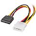 Cavo Di Alimentazione Molex Maschio A Due Sata Femmina 15 Cm - Foto miniatura 1