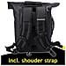 Borsa 4in1 Impermeabile Con Strisce Fluorescenti Trekking Bici 25l Portabottiglie - Foto miniatura 2